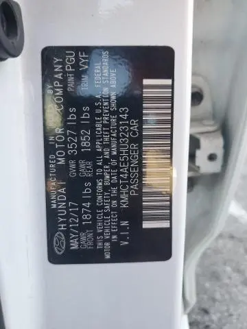 2017 HYUNDAI ACCENT SE  