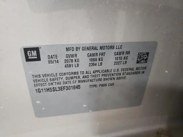 2014 CHEVROLET MALIBU LTZ  