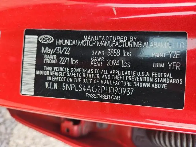 2023 HYUNDAI ELANTRA SEL  