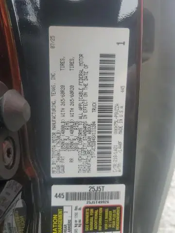 2025 TOYOTA TUNDRA CREWMAX LIMITED  