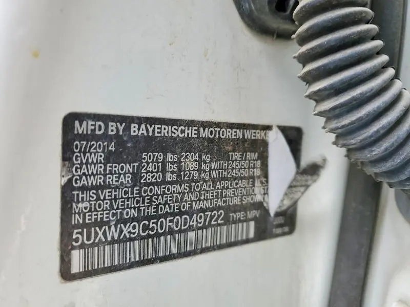 2015 BMW X3 XDRIVE28I  