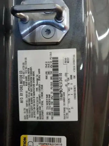 2020 FORD MUSTANG GT