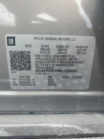 2019 BUICK ENCLAVE AVENIR