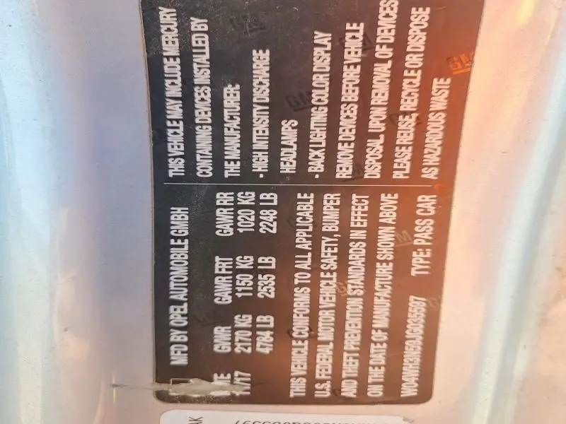 2018 BUICK CASCADA PREMIUM  