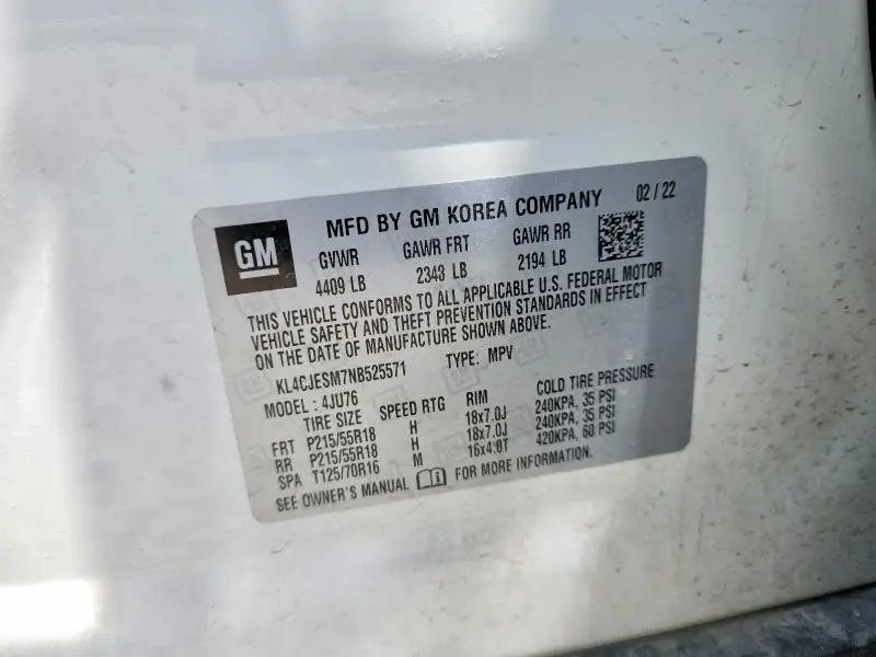 2022 BUICK ENCORE PREFERRED  