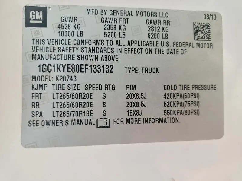 2014 CHEVROLET SILVERADO K2500 HEAVY DUTY LTZ  