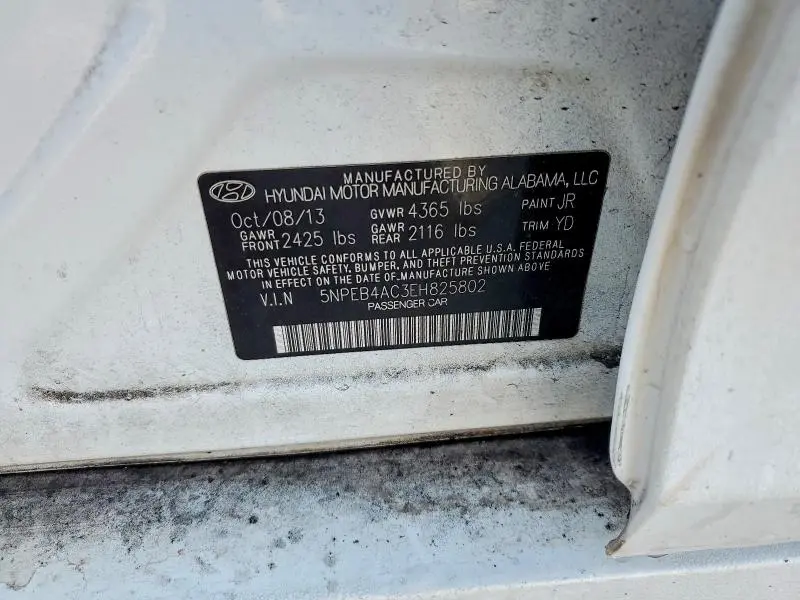 2014 HYUNDAI SONATA GLS  