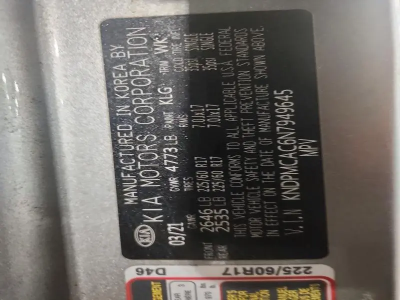 2022 KIA SPORTAGE LX  