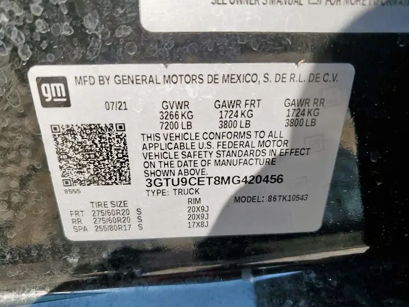 2021 GMC SIERRA K1500 ELEVATION  