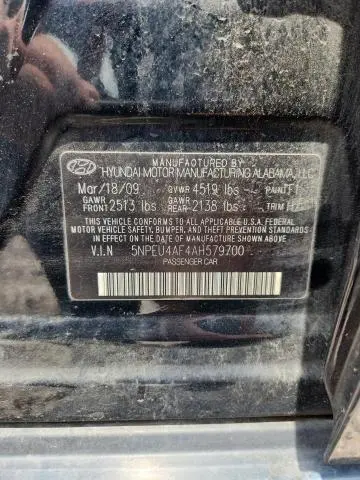 2010 HYUNDAI SONATA LIMITED V6  