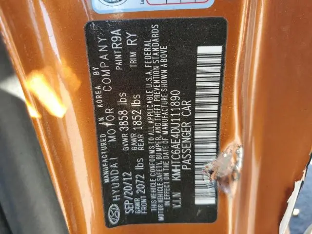 2013 HYUNDAI VELOSTER TURBO  