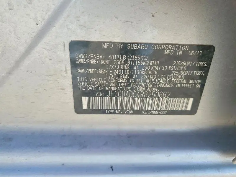 2024 SUBARU CROSSTREK PREMIUM  