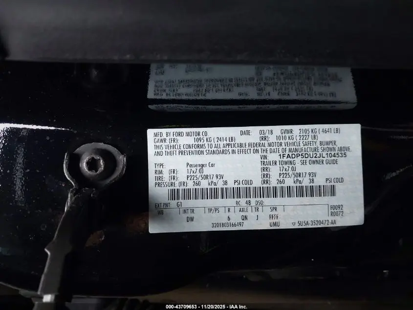 2018 FORD C-MAX HYBRID TITANIUM