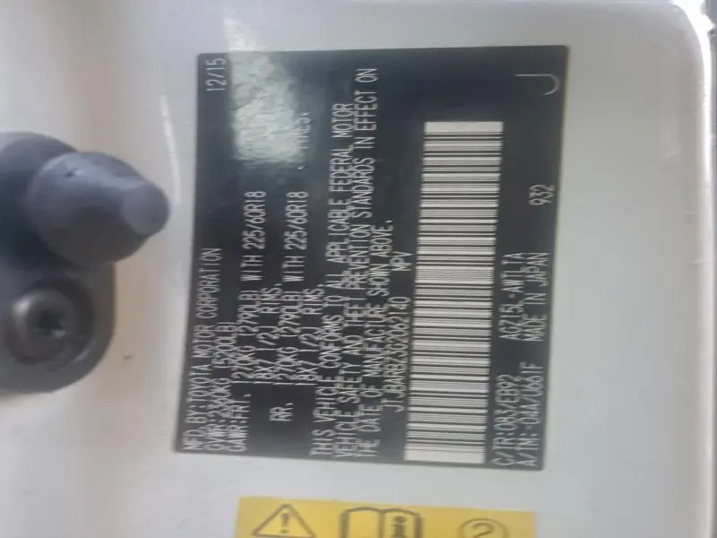 2016 LEXUS NX 200T BASE  