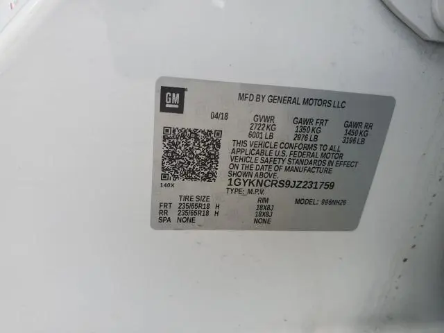 2018 CADILLAC XT5 LUXURY  