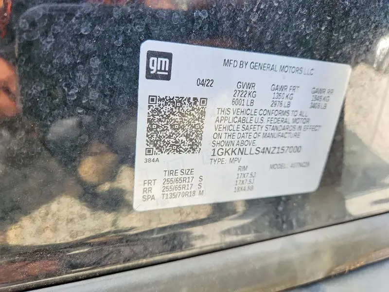 2022 GMC ACADIA AT4  