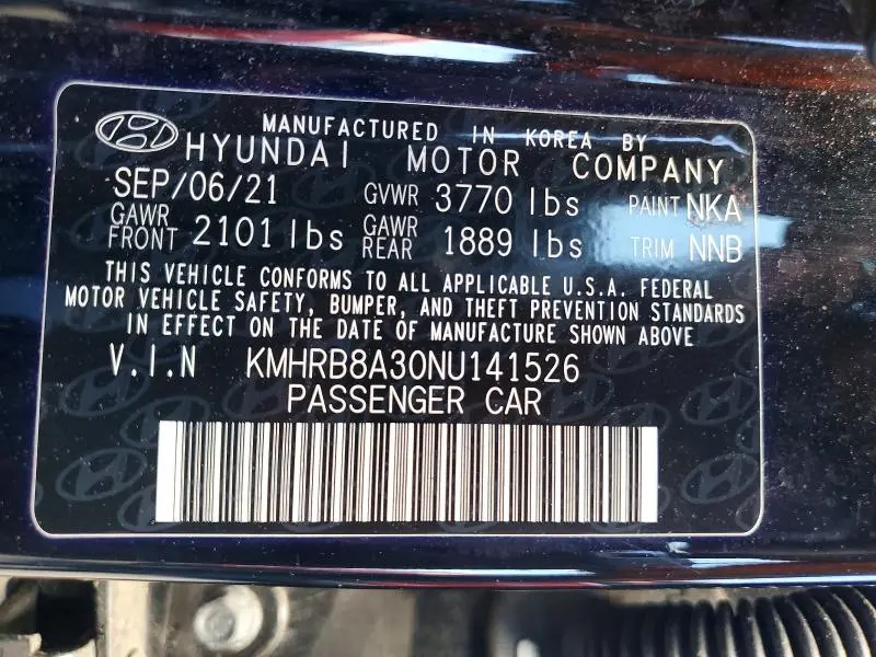 2022 HYUNDAI VENUE SE  