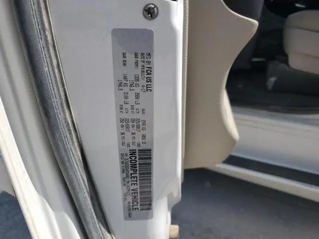 2017 DODGE GRAND CARAVAN SE  