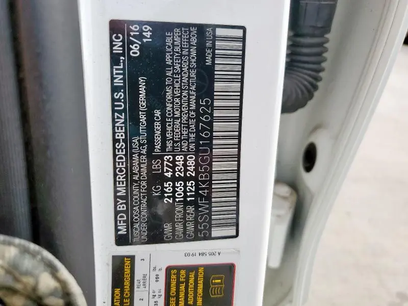 2016 MERCEDES-BENZ C 300 4MATIC  