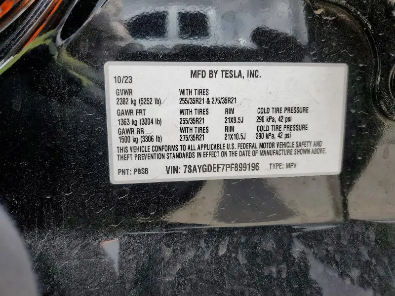 2023 TESLA MODEL Y   