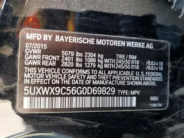 2016 BMW X3 XDRIVE28I  