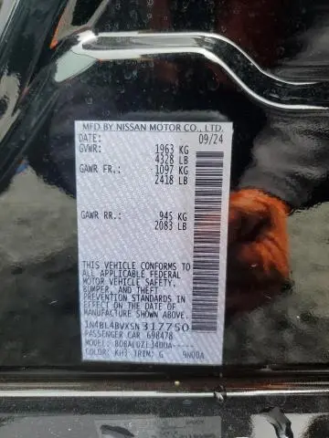 2025 NISSAN ALTIMA S  