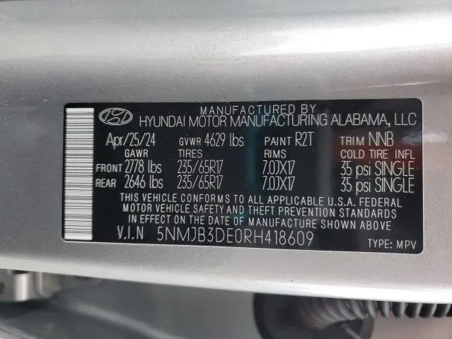 2024 HYUNDAI TUCSON SEL  