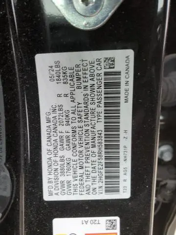 2024 HONDA CIVIC SPORT  