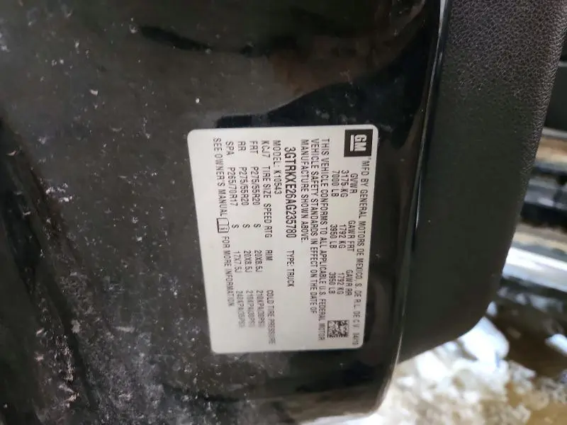 2010 GMC SIERRA K1500 DENALI  