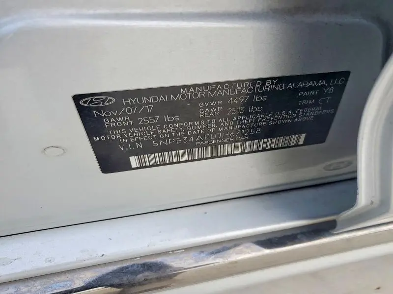 2018 HYUNDAI SONATA SPORT  