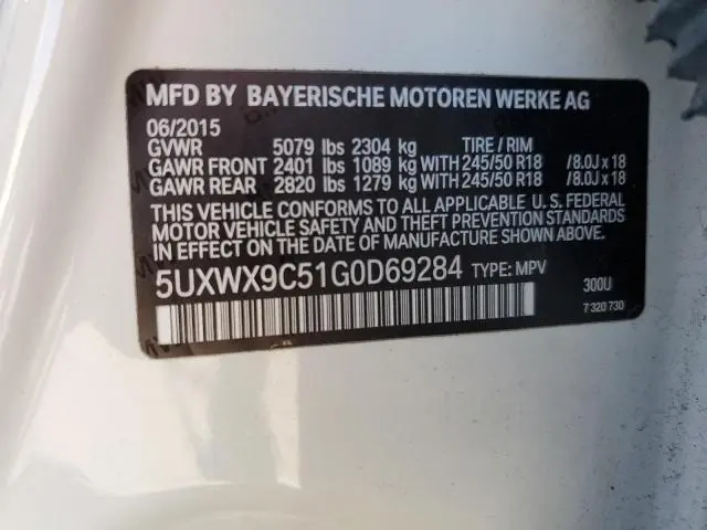 2016 BMW X3 XDRIVE28I  