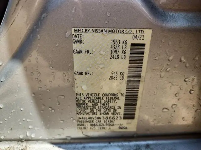 2021 NISSAN ALTIMA S  