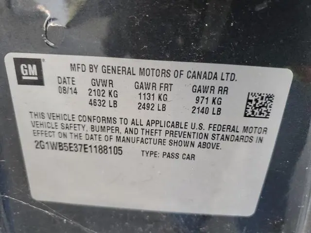 2014 CHEVROLET IMPALA LIMITED LT  