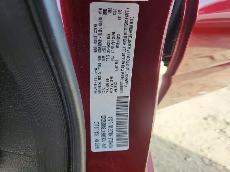 2022 RAM 1500 LONGHORN  