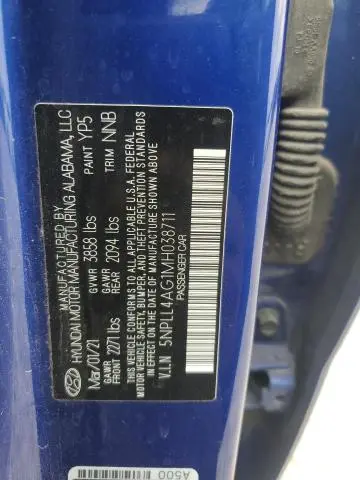 2021 HYUNDAI ELANTRA SE