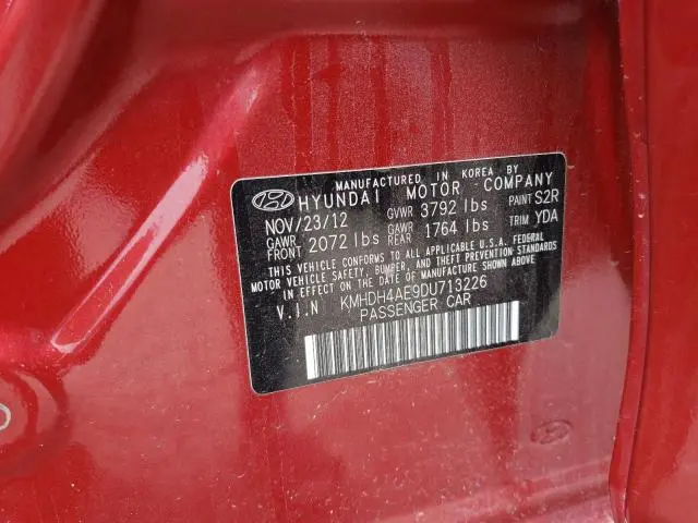 2013 HYUNDAI ELANTRA GLS  