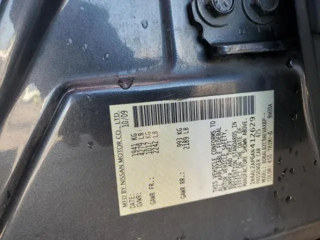 2010 NISSAN ALTIMA BASE  