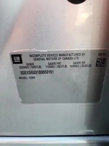 2013 CADILLAC XTS LIMOUSINE  