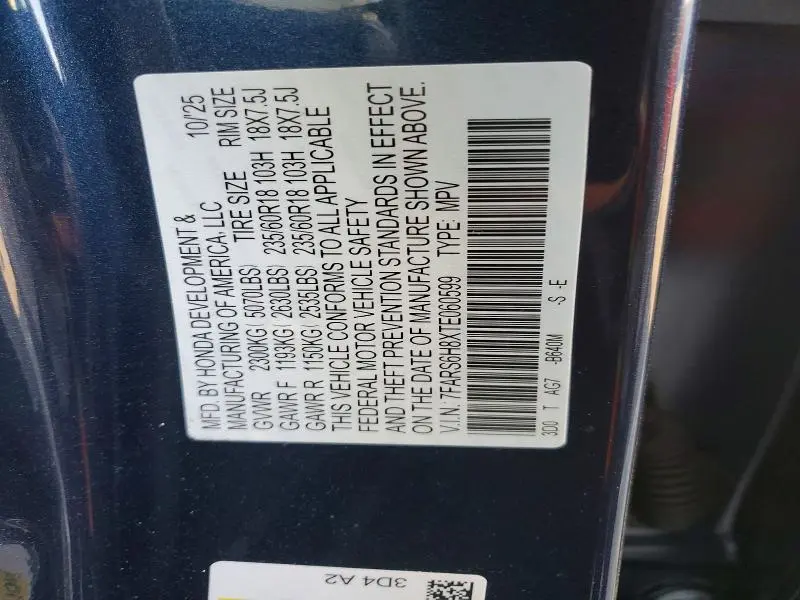 2026 HONDA CR-V SPORT-L  