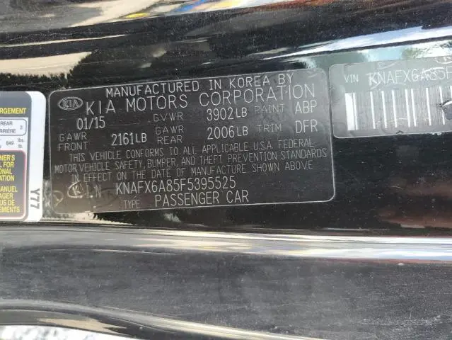 2015 KIA FORTE EX  