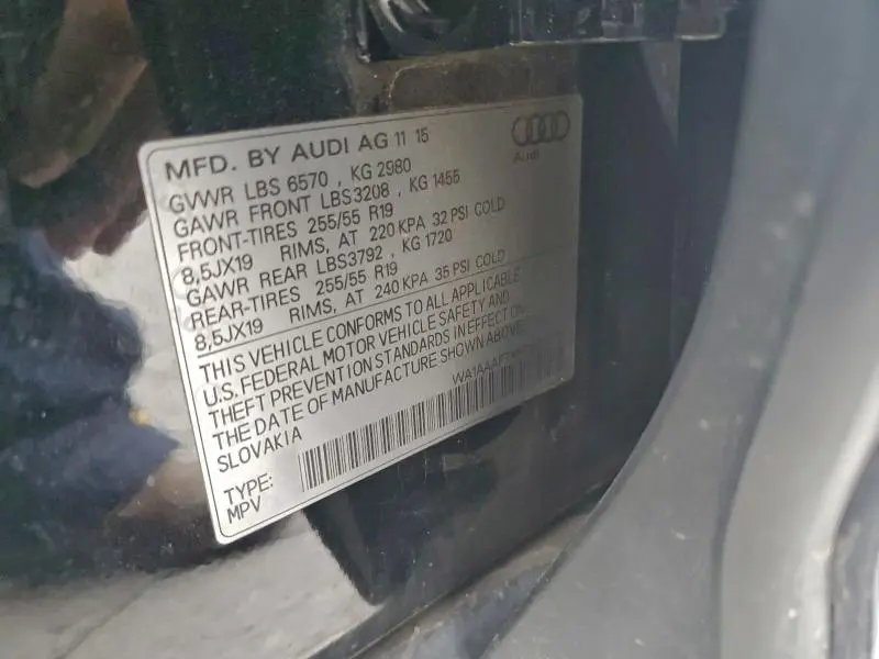 2017 AUDI Q7 PREMIUM  