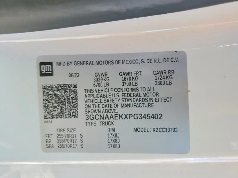 2023 CHEVROLET SILVERADO C1500  