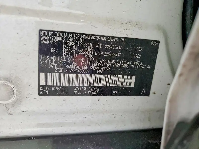 2024 TOYOTA RAV4 XLE  