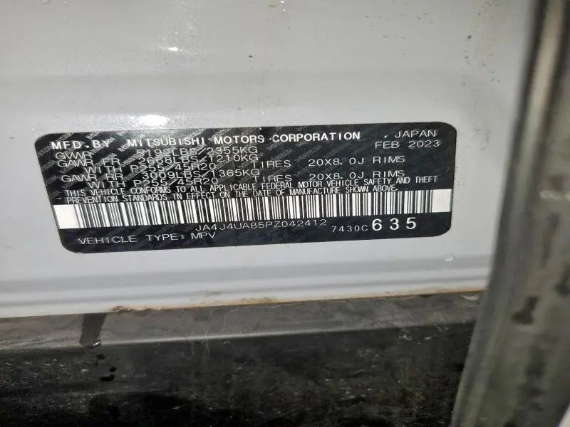 2023 MITSUBISHI OUTLANDER SE  