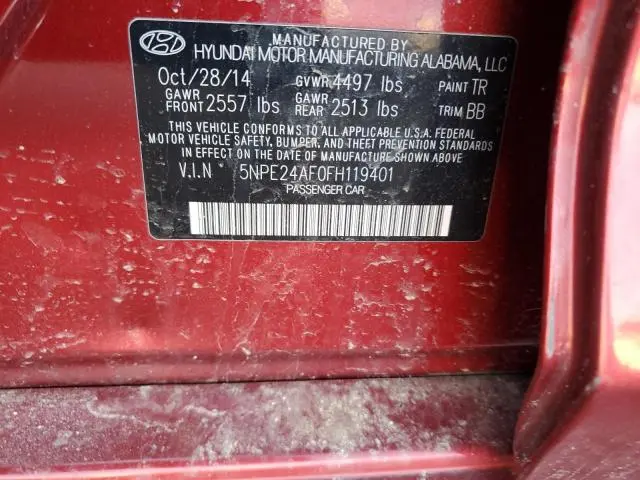 2015 HYUNDAI SONATA SE