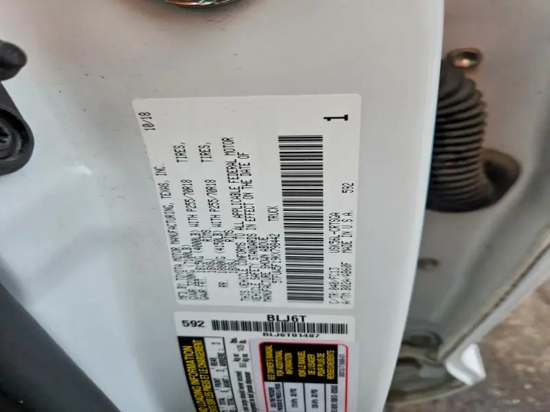 2019 TOYOTA TUNDRA DOUBLE CAB SR  