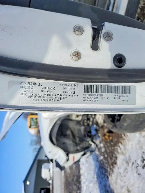 2016 DODGE CHALLENGER SXT  