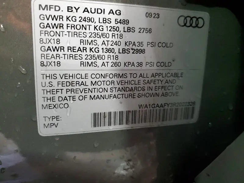 2024 AUDI Q5 PREMIUM 45  