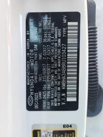 2024 HYUNDAI KONA SE  