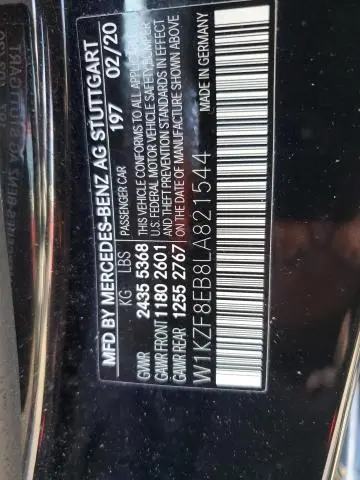 2020 MERCEDES-BENZ E 350 4MATIC  